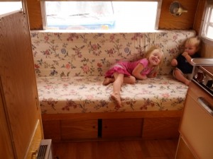kids in the camper