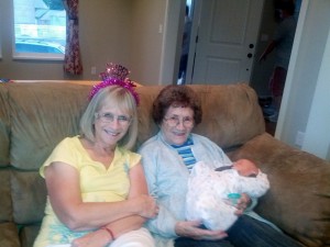 4 generations  - if i were smart enough to get in the picture :)