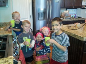 Packer and his crew making NASTY specialty drinks.