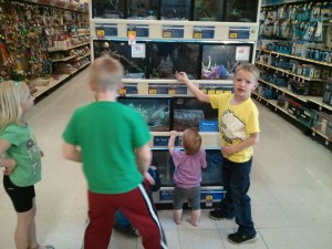 Who knew the pet store could be so fun...