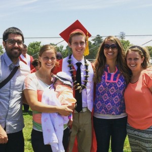 and my nephew Braden graduated from high school