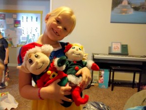 Cali just wanted a stuffed Elf!